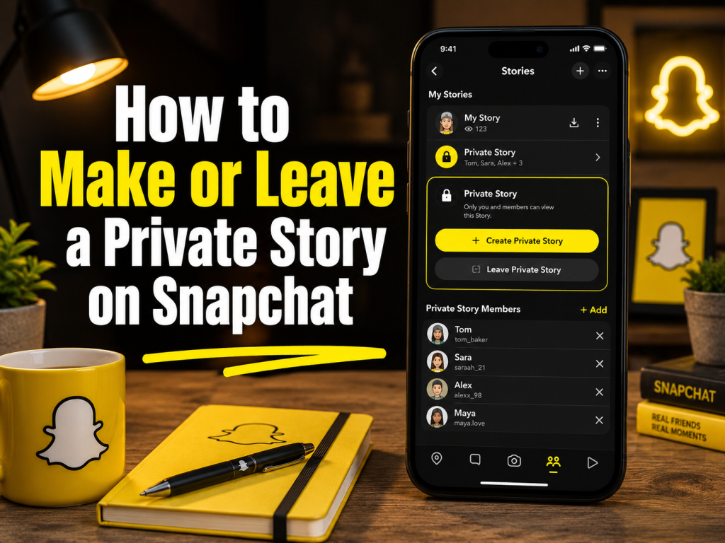 How to Make or Leave a Private Story on Snapchat